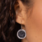 Pendant Paradox - Black Earring