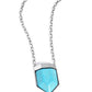 Pendant Passage - Blue Necklace