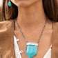 Pendant Passage - Blue Necklace