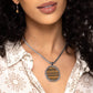 Pendant Puzzle - Brown Necklace