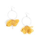 Perennial Perspective - Yellow Earring