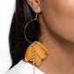Perennial Perspective - Yellow Earring