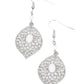 Perky Perennial - White Earring