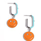 Personable Pizzazz - Orange Earring