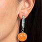 Personable Pizzazz - Orange Earring