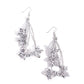 Petaled Precipitation - Silver Earring