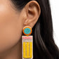 Phenomenal Pencil - Yellow Earring