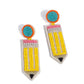Phenomenal Pencil - Yellow Earring