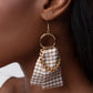 Picnic Pizzazz - Brown Earring