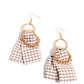 Picnic Pizzazz - Brown Earring