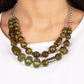 Pina Colada Paradise - Green Necklace