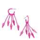 Piquant Punk - Pink Earring