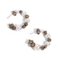 Playful Pearls - Brass Earring