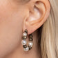 Playful Pearls - Brass Earring