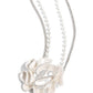 Pleated Power - White Necklace