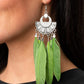 Plume Paradise - Green Earring
