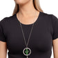 Poetic Patio - Green Necklace