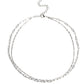 Polished Paperclips - Silver Necklace
