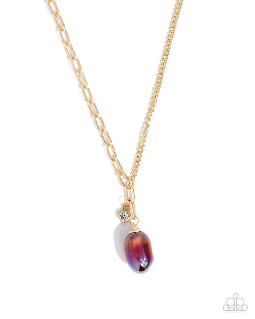 Polished Passage - Red Necklace