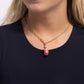 Polished Passage - Red Necklace