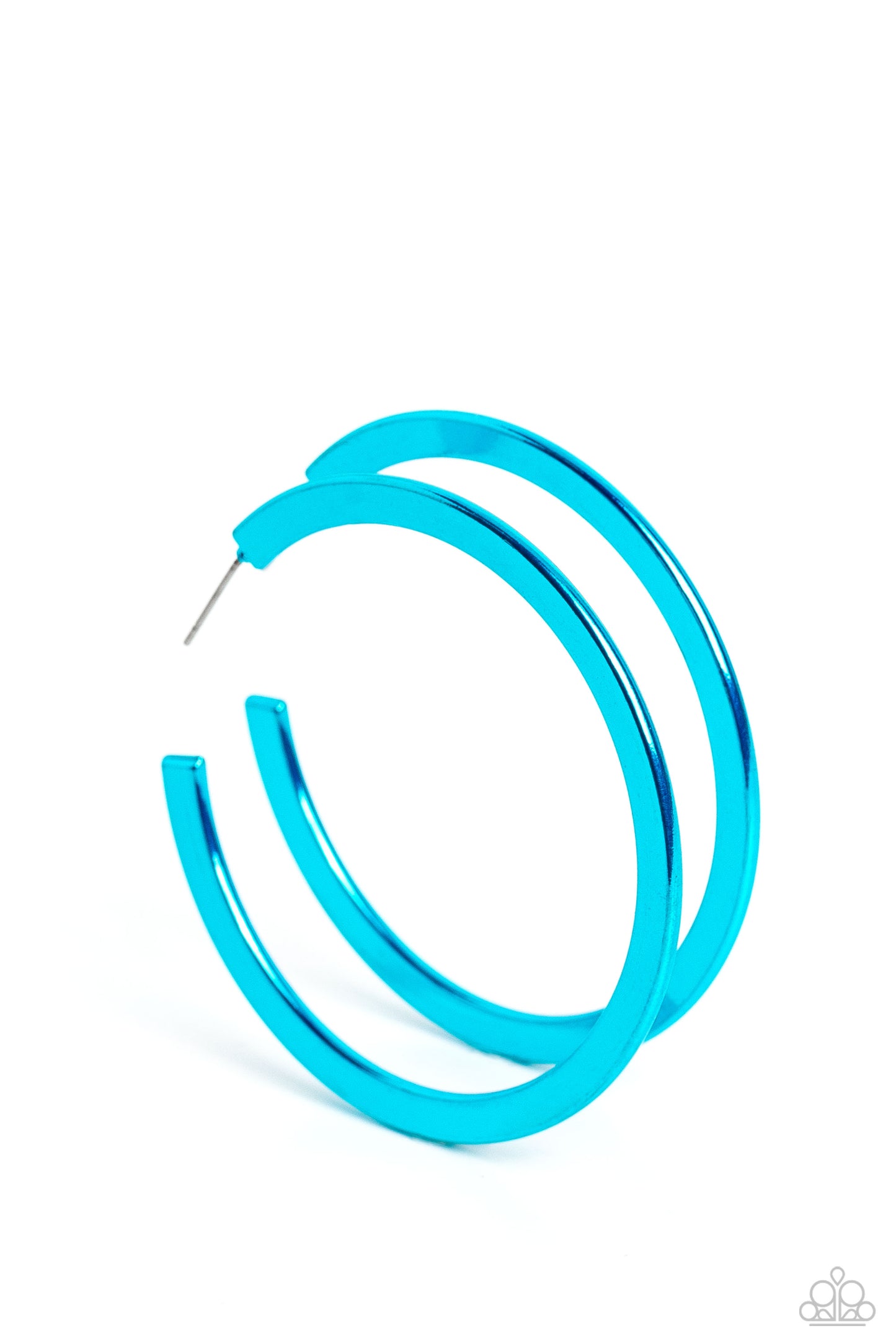 Pop HOOP - Blue Earring