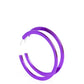 Pop HOOP - Purple Earring