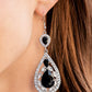 Posh Pageantry - Black Earring