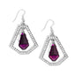 Poshly Photogenic - Purple Earring