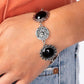 Positively Poppy - Black Bracelet
