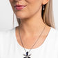 Potent Pattern - Blue Necklace