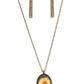 Prairie Passion - Orange Necklace
