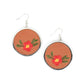 Prairie Patchwork - Red Earring