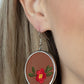 Prairie Patchwork - Red Earring