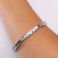 Pray, He is There - Silver Bracelet