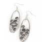 Prismatic Poker Face - Silver Earring