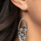 Prismatic Poker Face - Silver Earring