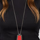 Private Plateau - Red Necklace