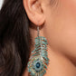 Prized Peacock - Green Earring