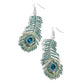 Prized Peacock - Green Earring