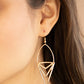 Proceed With Caution - Gold Earring