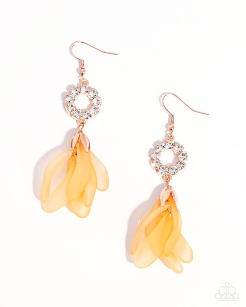 Profuse Petals - Gold Earring