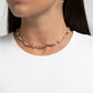 Pronged Pageantry - Gold Necklace