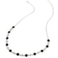 Pronged Passion - Black Necklace