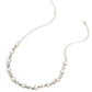 Pronged Passion - White Necklace