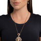 Pronged Princess - Brown Necklace