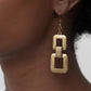 Public Square - Brass Earring