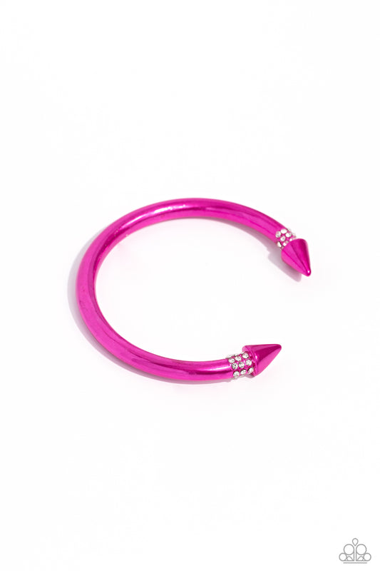 Punky Plot Twist - Pink Bracelet