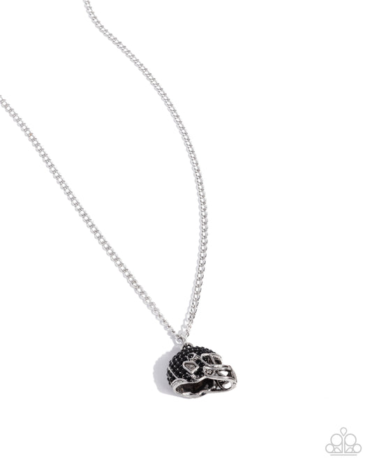 Quarterback Chic - Black Necklace