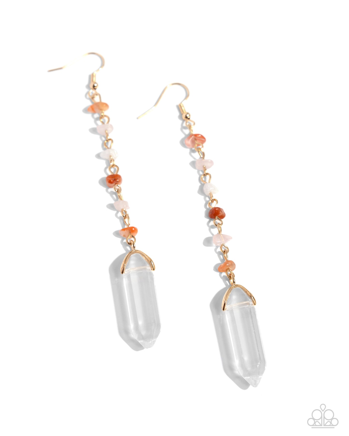 Quartz Qualification - Orange Earring