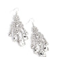 Queen Of All Things Sparkly - White Earring